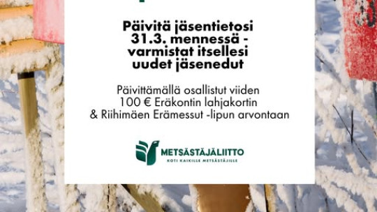 jäsentietojen paivitys